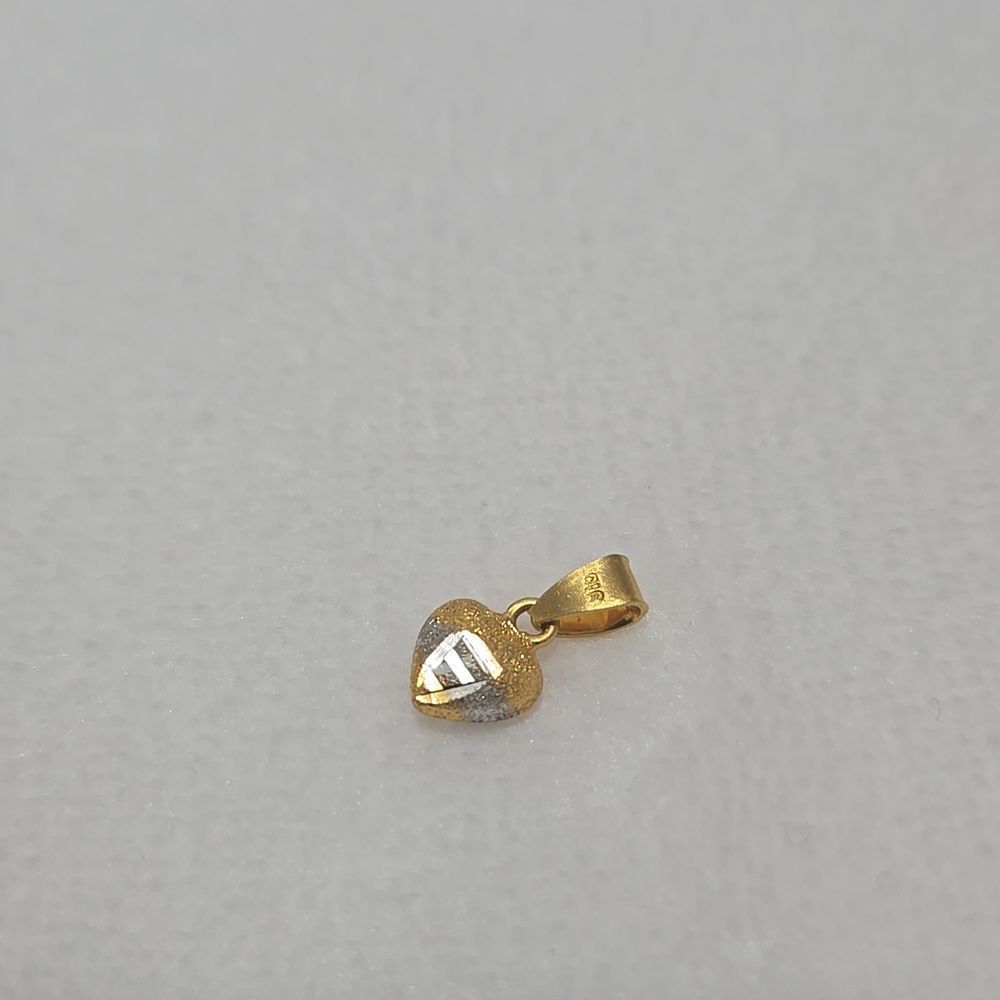 22k Solid Gold Heart Pendant